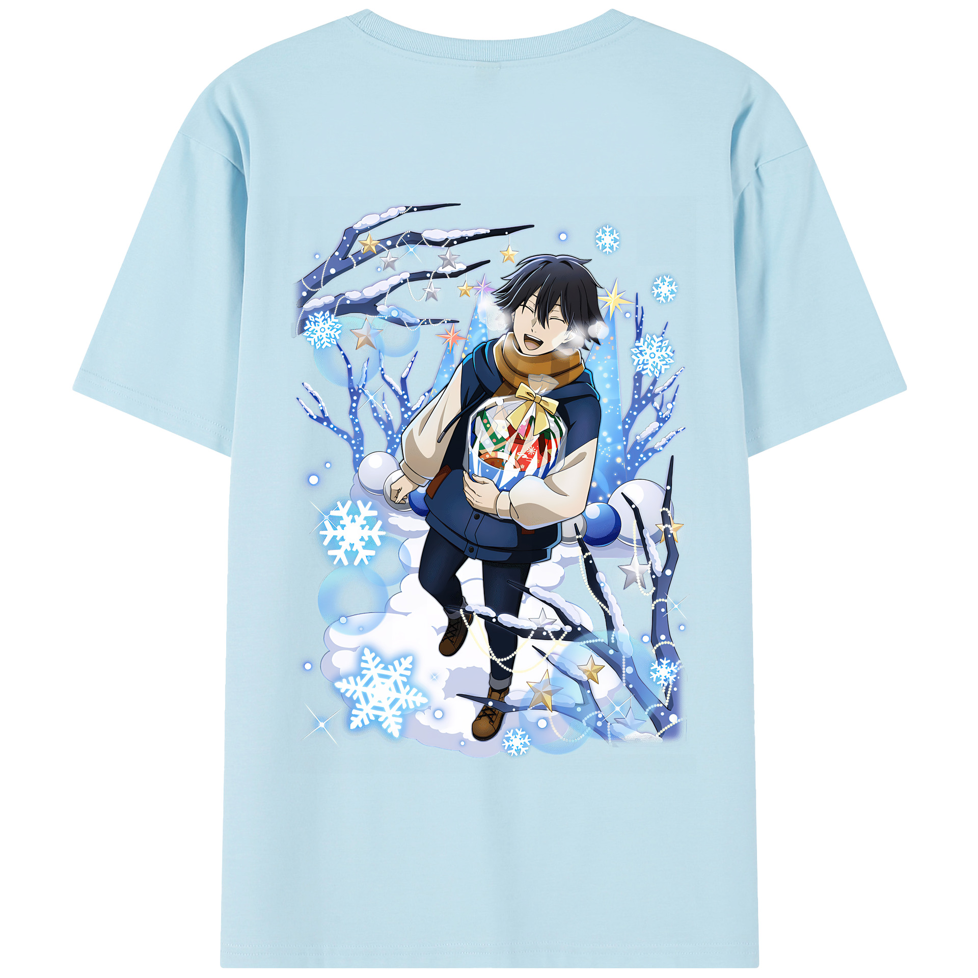 （画像用） 文豪ストレイドッグス Bungo Stray Dogs 綿100％半袖Tシャツ（背面プリント）